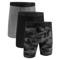 Boxerky Under Armour M Perf Tech Nov 9in 3-Pack Black