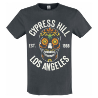 Cypress Hill Amplified Collection - Floral Skull Tričko charcoal