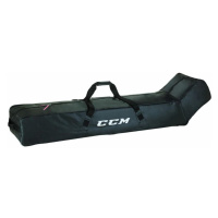 Taška na hokejky CCM Team Wheeled Stick Bag, černá, Senior, 77