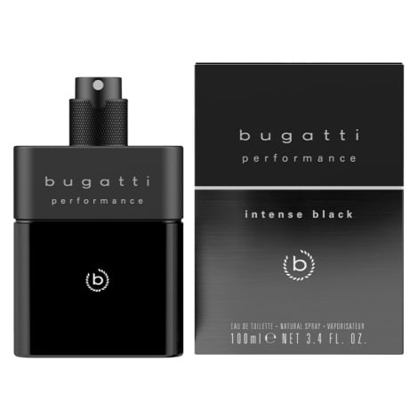 Bugatti Performance Intense Black toaletní voda pro muže 100 ml