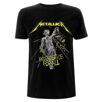 Tričko metal pánské Metallica - And Justice For All Tracks - ROCK OFF - RTMTLTSBAND METTS13MB