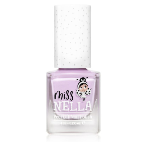 Miss Nella Peel Off Nail Polish lak na nehty pro děti MN02 Bubble Gum 4 ml