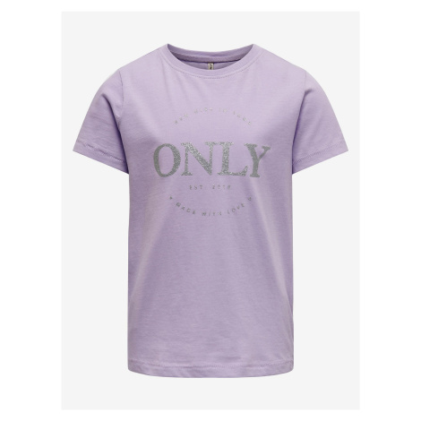Světle fialové holčičí tričko ONLY Wendy - Holky