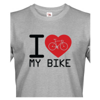 Pánské tričko pro cyklisty I love my bike - ideální dárek