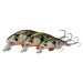 Savage Gear Wobler 3D Sticklebait Twitch Sinking Black Silver - 4,5cm 4g