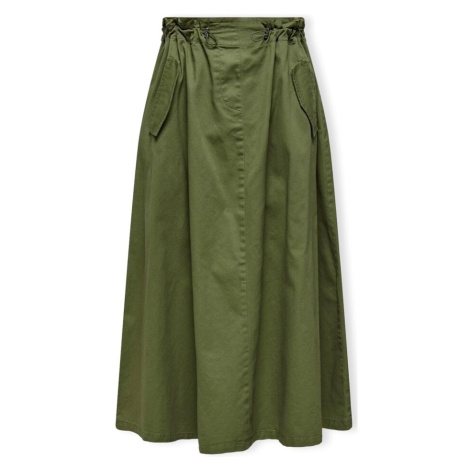Only Pamala Long Skirt - Capulet Olive Zelená