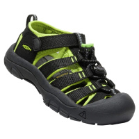 Dětské sandály Keen NEWPORT H2 CHILDREN black/lime green