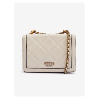 Béžová dámská crossbody kabelka Guess Abey Convertible Xbody Flap