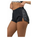 Nebbia FIT Activewear Smart Pocket Shorts Black Fitness kalhoty