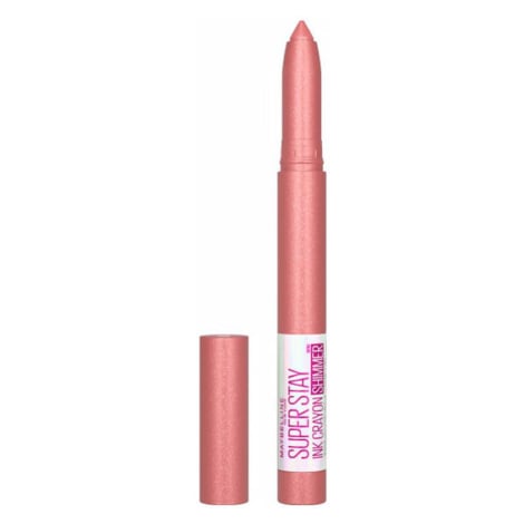 Maybelline New York Superstay Ink Shimmer Lip Crayon - 190 Blow The Candle Růžová