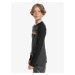 Quiksilver tričko All Lined Up Ls Yth charcoal heather