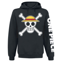 One Piece One Piece - Skull Mikina s kapucí černá