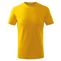 Malfini Basic Dětské triko 138 žlutá