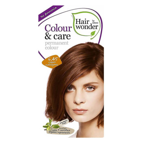 HAIRWONDER Dlouhotrvající barva na vlasy 6.45 Měděný mahagon BIO 100 ml