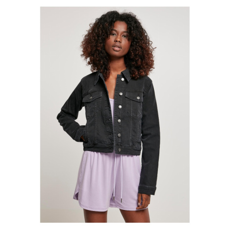 Dámská bunda  // Urban Classics Ladies Organic Denim Jacket black washed