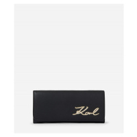 Peněženka karl lagerfeld k/signature cont flap wallet černá