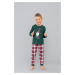 Dětské pyžamo Italian Fashion Moss - bavlna Zelená