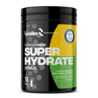 Leader Sports Drink Super Hydrate 500 g citrus (Energetický a iontový nápoj - 4 fázová absorbce)