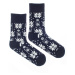 Vlněné ponožky Vlnáč Vločka modrá Fusakle