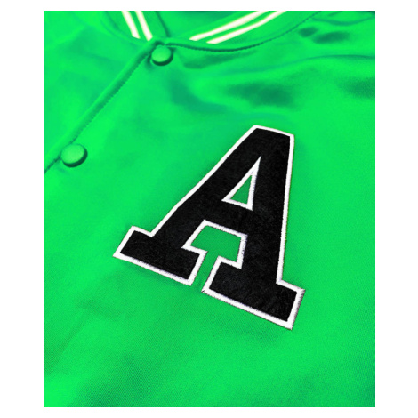 Zelená pánská baseballová mikina (8B1157-27) J.STYLE