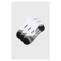 3 PACK ponožek Invisible bílé 35-38 FILA