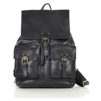 Kožený batoh Marco Mazzini VS21 černý