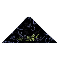 Rituall Trojcípý šátek ještěrky černo-zelená