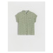 Reserved - Košile z látky EcoVero™ - Zelená