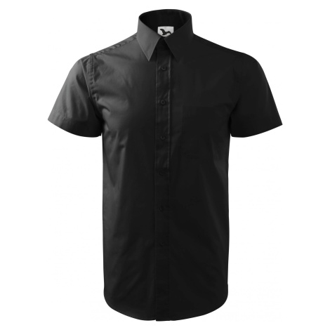 MALFINI® Pánská popelínová košile Chic Malfini s krátkým rukávem, 100% bavlna
