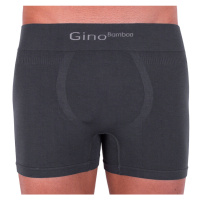 Pánské boxerky Gino bambusové bezešvé šedé