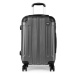 Šedý cestovní kvalitní prostorný střední kufr Amol Lulu Bags