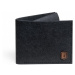 Černá peněženka z pratelného papíru Nox Washpaper Wallet