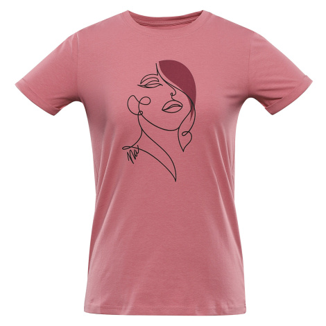 Dámské triko Nax - GAMMA - růžová
