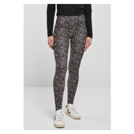 Ladies Soft AOP Leggings - blackline Urban Classics