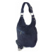 Kožená kabelka přes rameno Vera Pelle W345R tmavě modrá