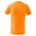 Malfini Basic Dětské triko 138 Tangerine orange