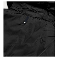 Černá prošívaná dámská bunda pro přechodné období (M168)