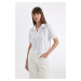 DEFACTO Crop Short Sleeve Shirt