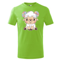 Dětské tričko se zvířecím motivem - Beránek - dárek na narozeniny