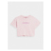 Dívčí tričko s krátkým rukávem 4F JUNIOR TSHIRT F393-56S-LIGHT PINK