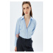 Koton Light Indigo Women's Shirt