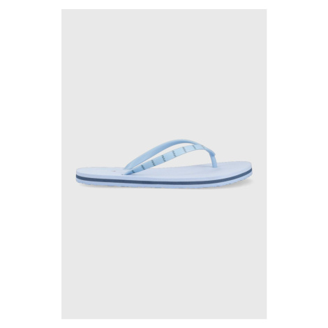 Žabky Tommy Hilfiger TOMMY ESSENTIAL BEACH SANDAL dámské, na plochém podpatku, FW0FW07141