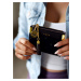 Růžovo-černá dámská vzorovaná peněženka Vuch Shuri
