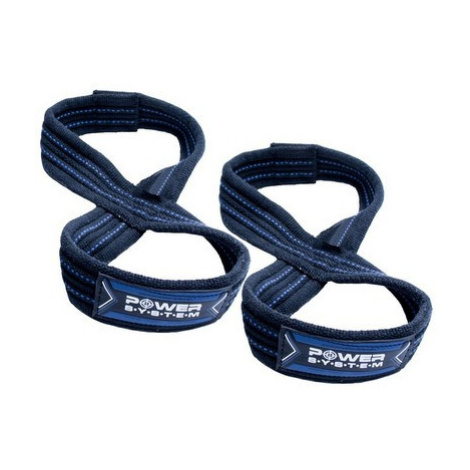 Power System silový popruh LIFTING STRAPS FIGURE 8 - černá+červená L/XL