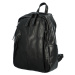 Stylový dámský koženkový kabelko/batoh Cedra, černý