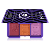 NYX Professional Makeup Beetlejuice Afterlife paleta tvářenek 3x1,6 g