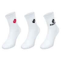 Lotto TENNIS 3P Unisex sportovní ponožky, bílá, velikost