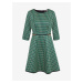 Zelené dámské vzorované šaty ORSAY