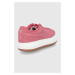 Boty Puma 380686 růžová barva, na plochém podpatku