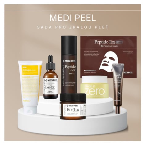 SKINCARE RUTINA PRO ZRALOU PLEŤ - Kompletní proti vrásková rutina  MEDI PEEL 7 produktů